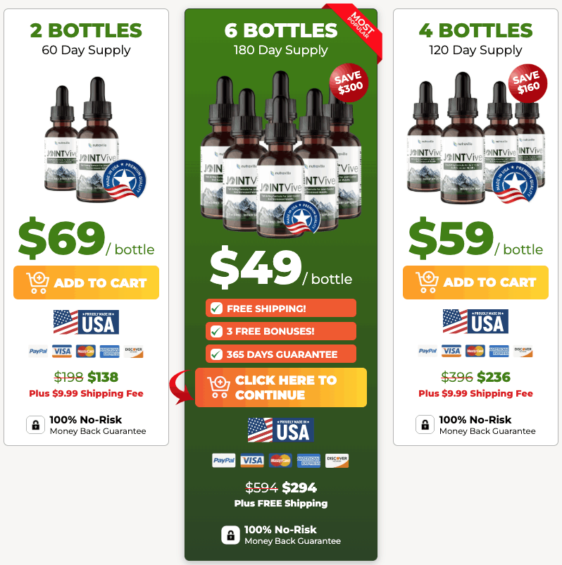 Jointvive 6 bottles